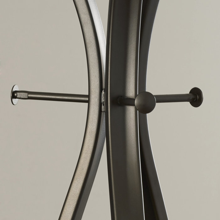 Ivy Bronx Coat Rack, Hall Tree, Free Standing Entryway Bedroom, Metal